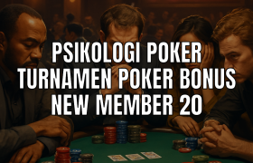 Turnamen poker dengan fokus pada psikologi